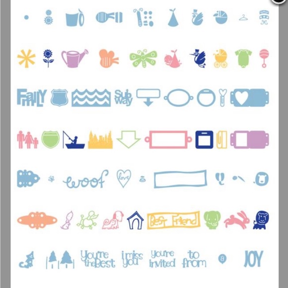 Cricut SAMPLER shape - Picture 2 of 11